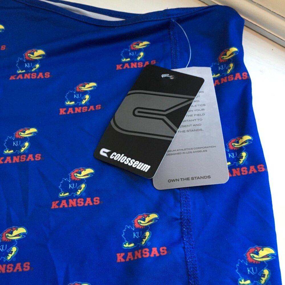 Kansas Jayhawks Print Logo Gaiter Scarf - Picture 4 of 4